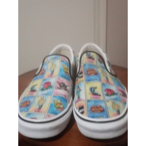 Los Vans Loteria Multi-Color Classic Sneakers Shoes Mens Sz 10 Women 11.5 - Picture 6 of 14
